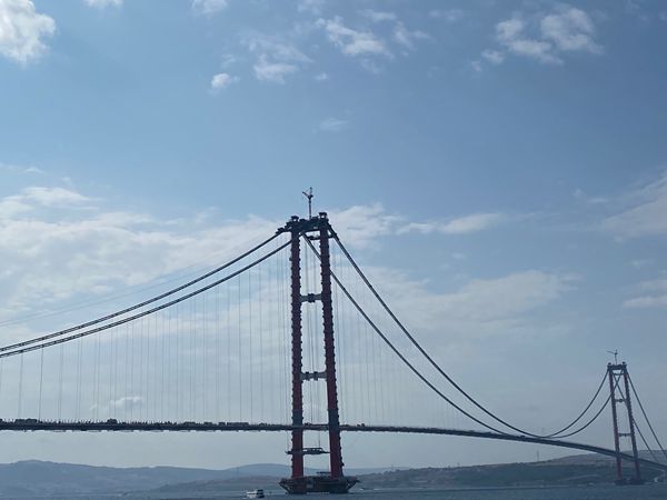 “世界第一跨”土耳其1915恰纳卡莱大桥成功完成钢箱梁安装