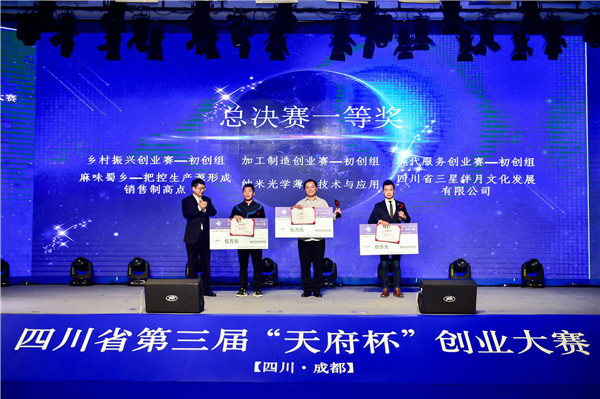 四川省第三届“天府杯”创业大赛落幕 吸引3202个项目报名参赛