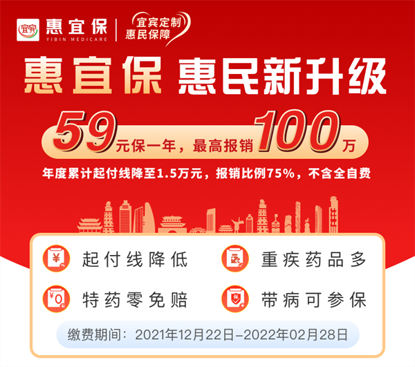 59元保一年 宜宾市民专属补充医保2022年度“惠宜保”上线启动会举行