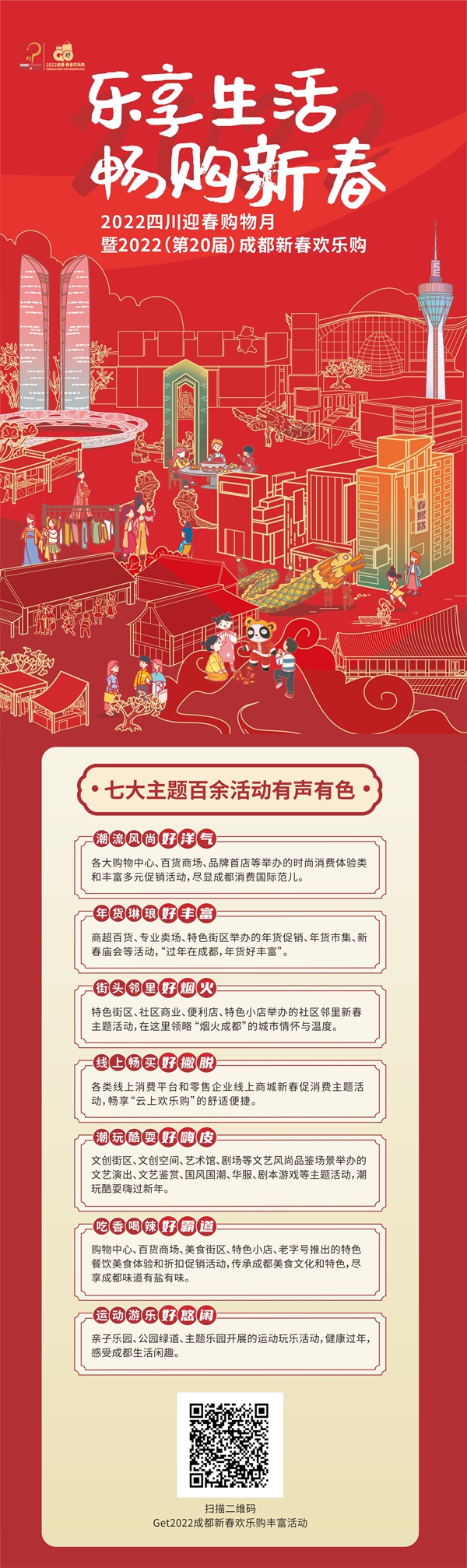 10大云会场千万元羊毛等你薅！2022四川迎春购物月暨成都新春欢乐购正式开启