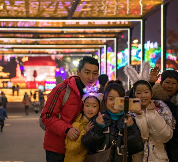 Lantern Fair Held to Celebrate Chinese Lunar New Year in Zigong, Sichuan