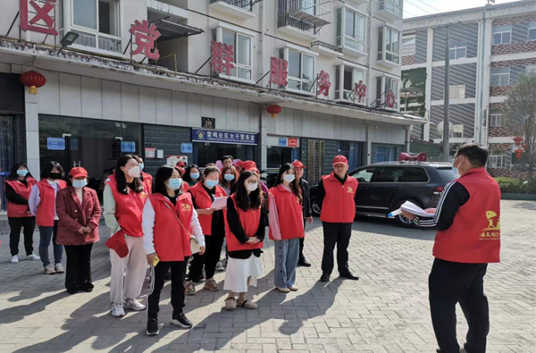 剑阁县生态环境局“双报到” 织密织牢社区疫情防控网  