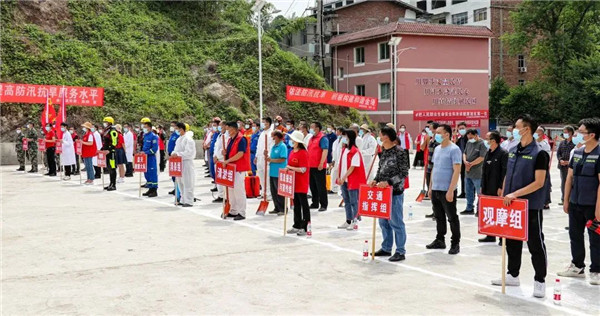 以练筑防 达州高新区开展防汛实战应急演练