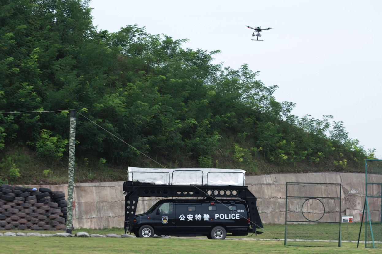 四川省公安机关警务航空实战练兵比武开赛